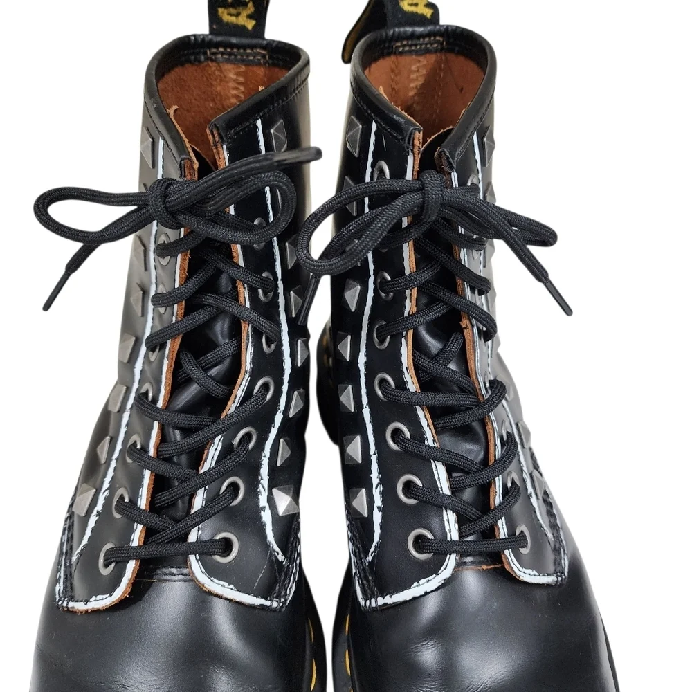 DR. MARTENS 1460 STUD LACE-UP BOOTS - Picture 3 of 9